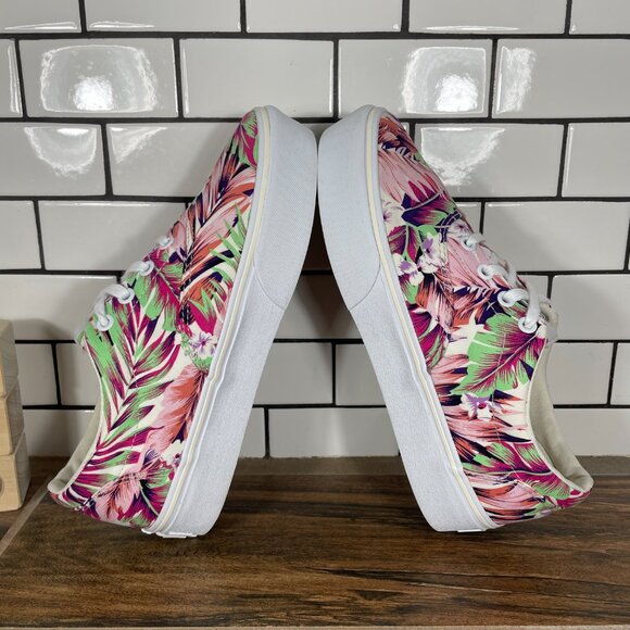 Vans Doheny Platform Womens Size 8 Shoes Paradise Floral Lace Up Skate Sneaker - Picture 5 of 12